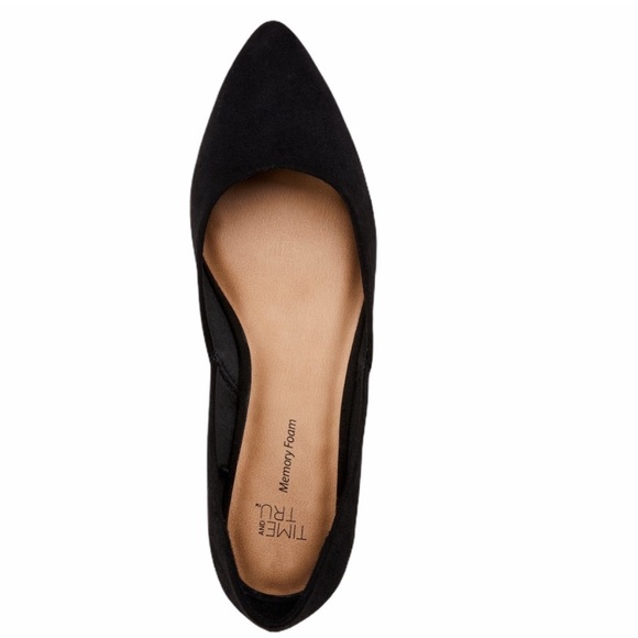 🌸2/$20 NWT Time and Tru Black D’Orsey Flats - Picture 6 of 16
